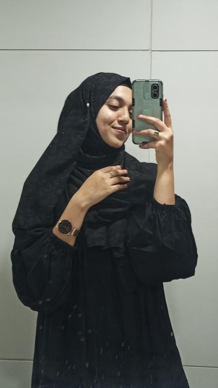 Daily Wear Frill Abaya – Prada Fabric (All Sizes Available)